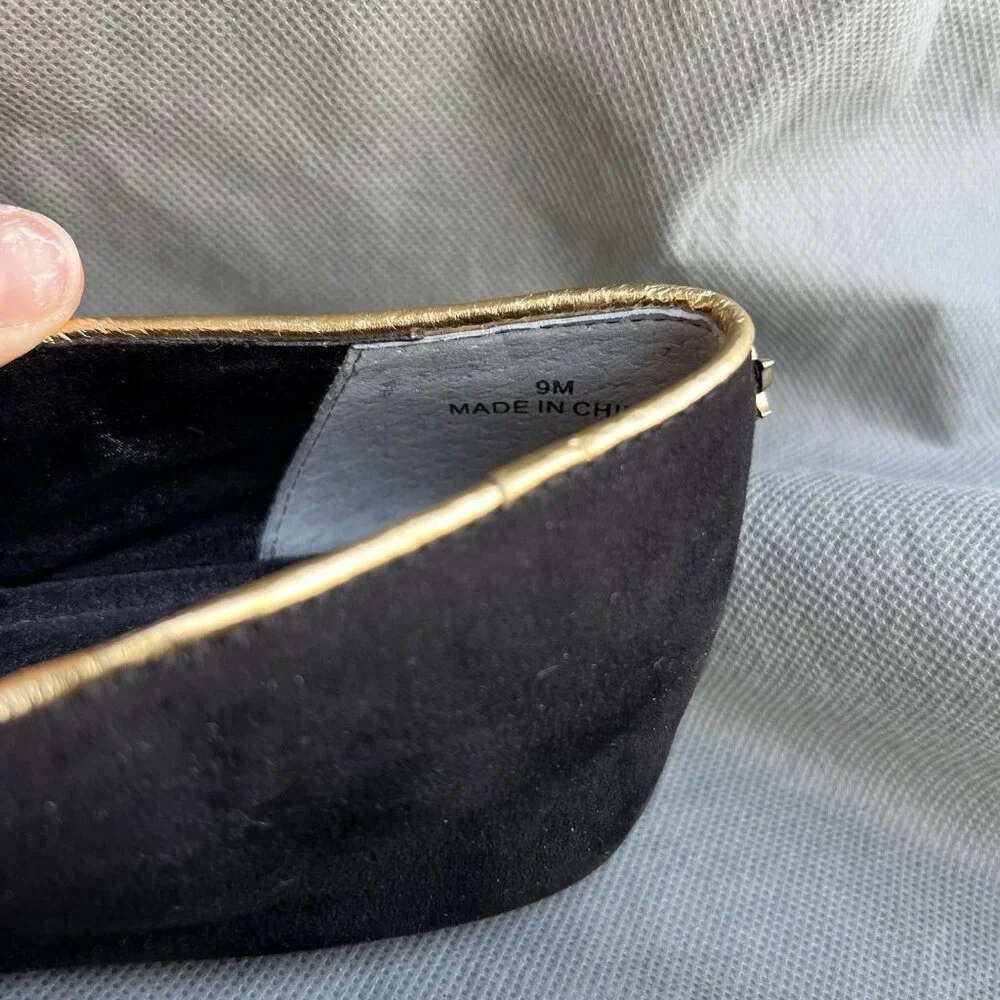 J.Renee Black and Gold Women's Shoes - Picture 7 of 8